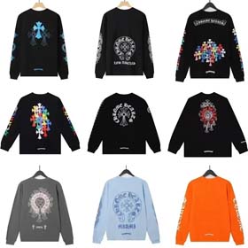 Chrome Hearts Cross Horseshoe Long-Sleeve Sweatshirt-1026  