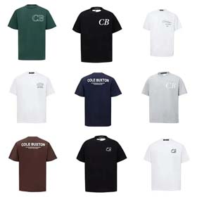 COLE BUXTON Fashion einfarbiges T-Shirt-1765  