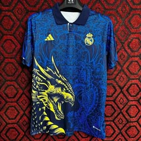 24 25 Blaues Real Madrid Dragon Beast Edition Fußballtrikot (12 Stile) - 1919  