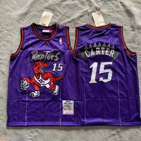NBA Tracy McGrady retro Tyrannosaurus lila Trikot Herren und Frauen Casual Trikot Basketball Trikot(  