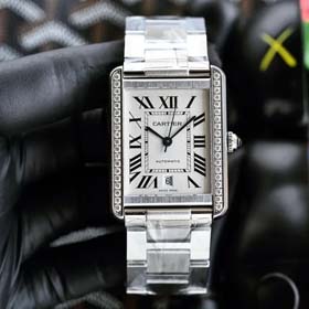Cartier Diamant Quadrat Damenuhr (25 Stile) - 2052  