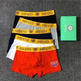 KENZO Herren Baumwolle Boxer Unterwäsche-2488  