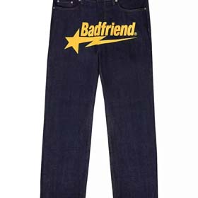 Badfriend Lettering Loose Jeans (12 Stile)-2495  