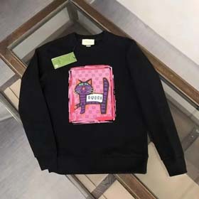 GUCCI langärmelige trendige Marke lose Mode beliebtes Paar Sweatshirt (2 Stile) -2501  