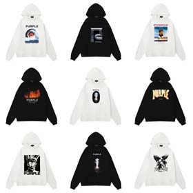 Lila Mode Herbst und Winter Hooded Sweatshirt-2512  