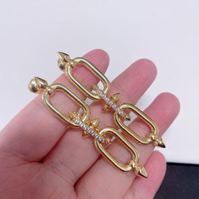 Tiffany Diamant Doppelring Kette Ohrringe-4018  