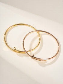 Cartier diamantfreie Nagel dünne Armband-3974  