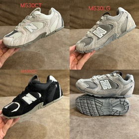 New Balance x MIU MIU NB 530 SL Wildleder und Mesh Low-Top Kinderschuhe-4141  