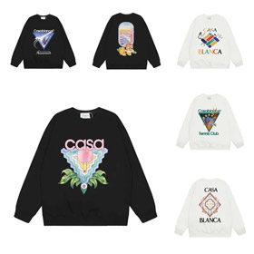 Casablanca Casual All-Match Rundhalssweatshirt-4422  