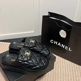 Chanel Schuhe mit dicker Sohle -0463