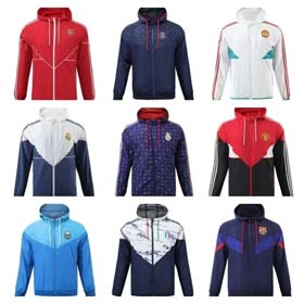 High Version Fußball Windbreaker Trainingsanzug-1107