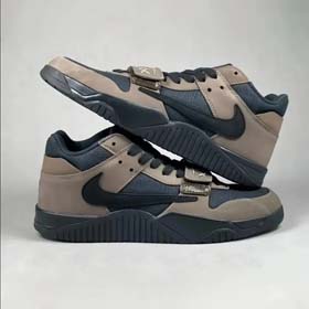 Schwarze und braune Sneakers-2337  
